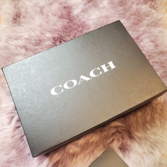 COACH Clip Low Top Sneakers sz 7 signature leather - Picture 7 of 7